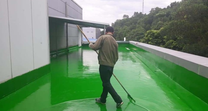 Chống thấm sàn mái bằng Polyurethane