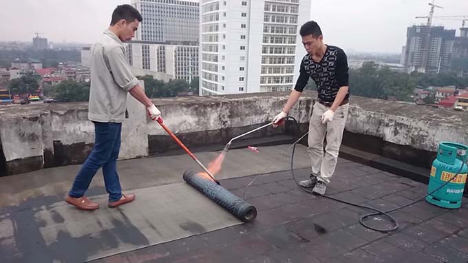 Chống Thấm Bằng Màng Khò Nhiệt